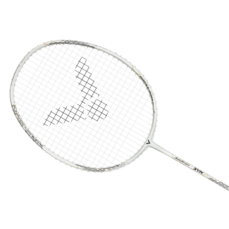 Victor AuraSpeed Syn Racket - Glossy Silver