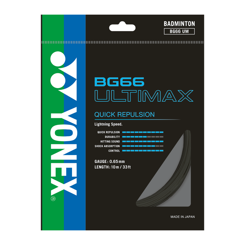 Yonex BG 66 Ultimax Badminton String - 10m – Digi Sports Yonex BG 66 Ultimax Badminton String - 10m – Digi Sports
