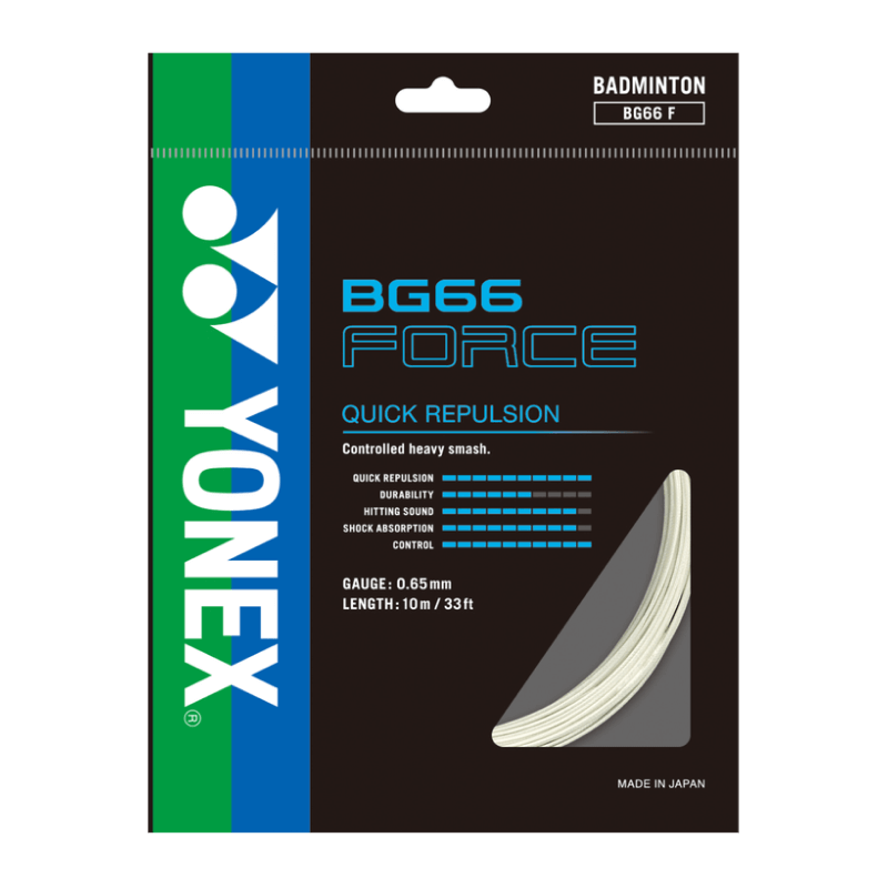 Yonex BG 66 Force Badminton String - 10m – Digi Sports Yonex BG 66 Force Badminton String - 10m – Digi Sports