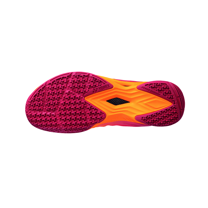 Sole View - Yonex Power Cushion Aerus Z Men Orange/Red Badminton Shoes