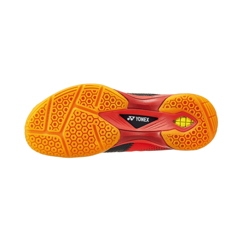Sole View - Yonex Power Cushion Eclipsion X Black/Red Badminton Shoes