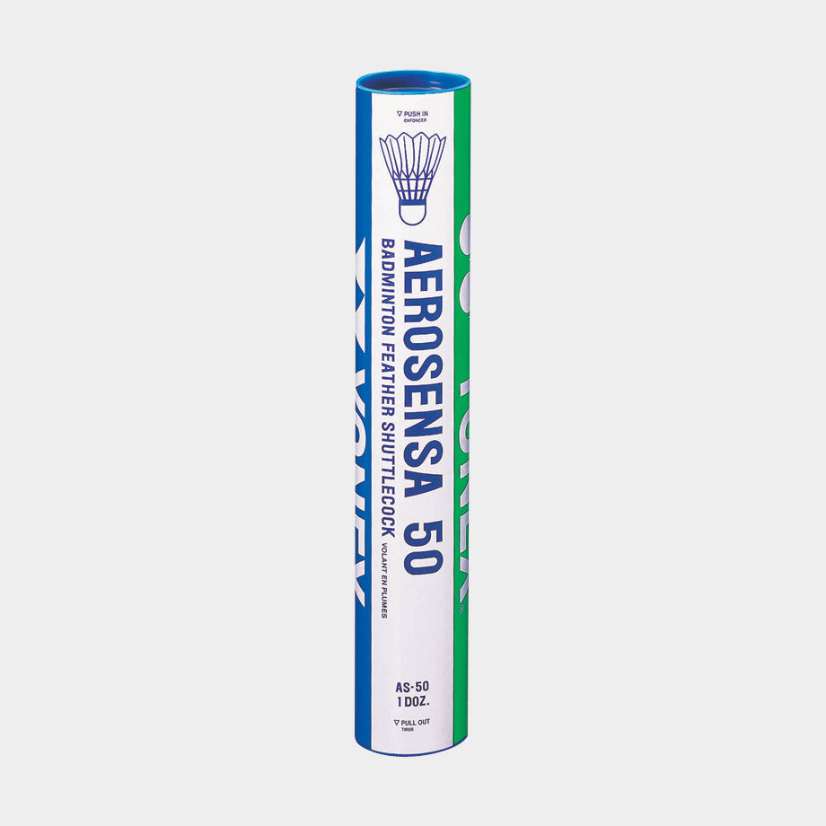Yonex Aerosensa 50 tube of feather shuttles