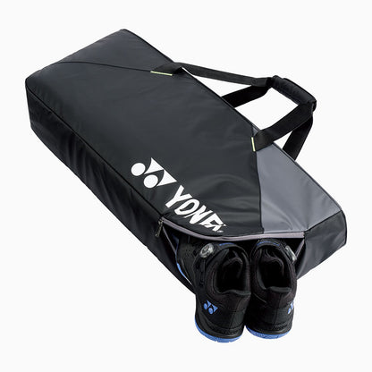 Club Tournament Bag - Black with shoe compartment demonstration