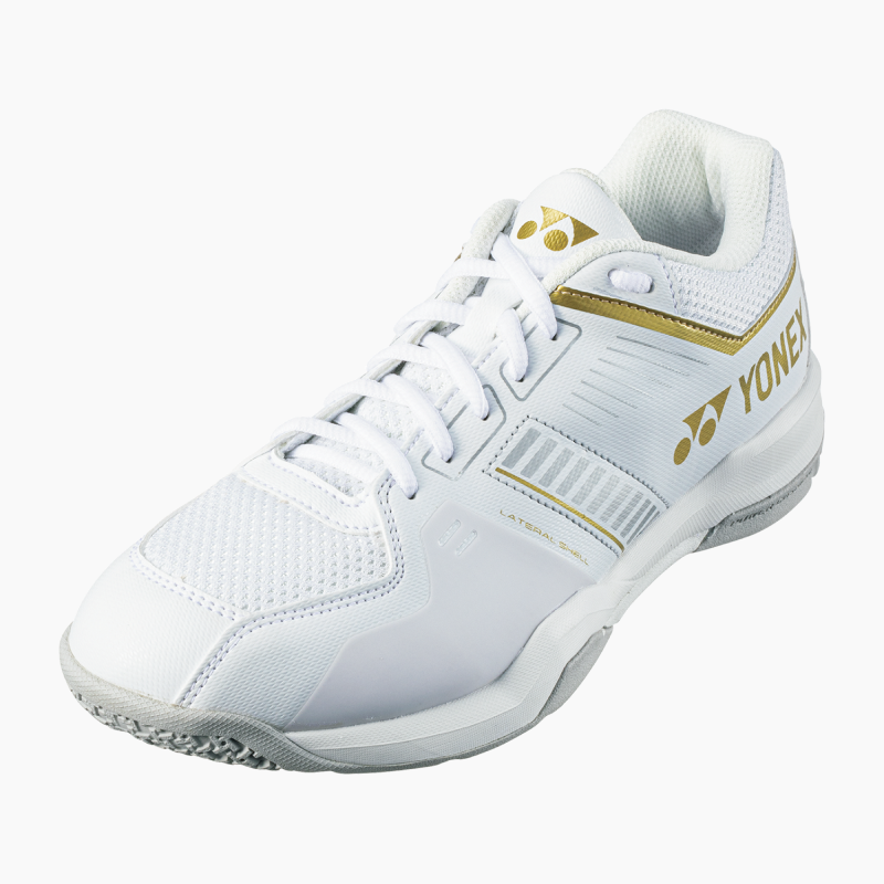 Yonex Power Cushion Strider Flow Badminton Shoe - White/Gold