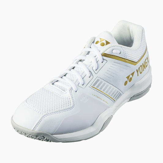 Yonex Power Cushion Strider Flow Badminton Shoe - White/Gold