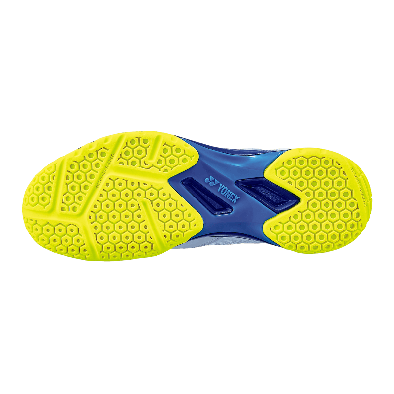 Sole View - Yonex Power Cushion 50 White/Blue Badminton Shoes