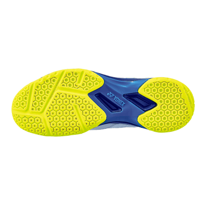 Sole View - Yonex Power Cushion 50 White/Blue Badminton Shoes