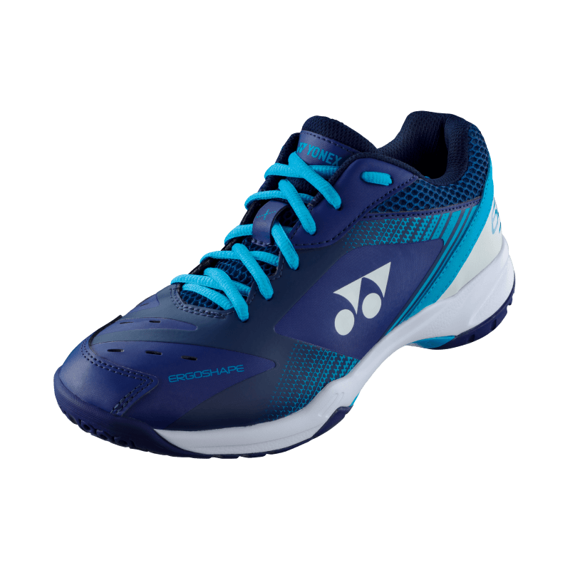 Side View - Yonex Power Cushion 65 X Navy Blue Badminton Shoes