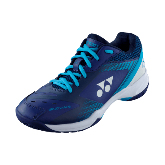Side View - Yonex Power Cushion 65 X Navy Blue Badminton Shoes