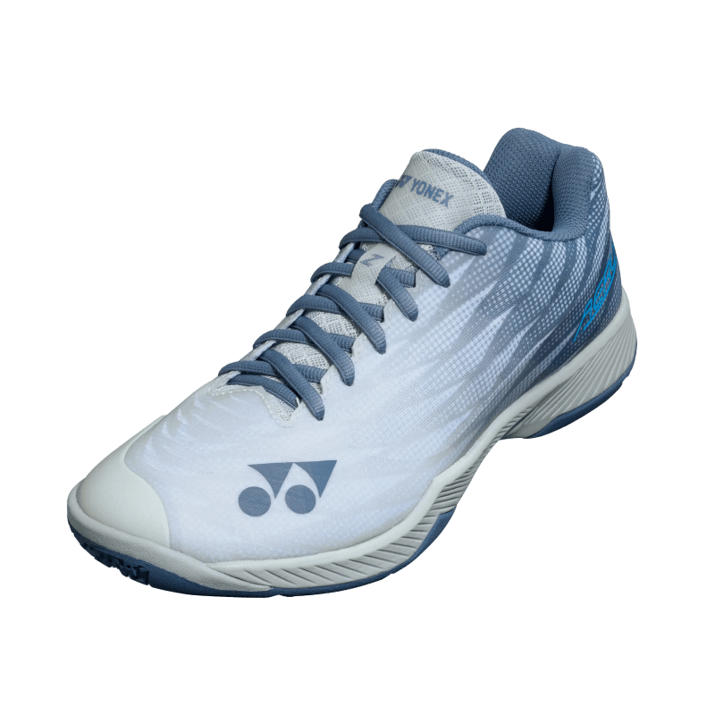 Side View - Yonex Power Cushion Aerus Z Men Blue Gray Badminton Shoes