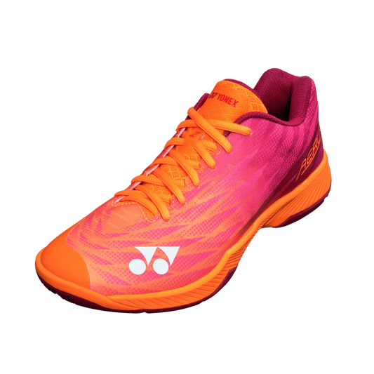 Side View - Yonex Power Cushion Aerus Z Men Orange/Red Badminton Shoes