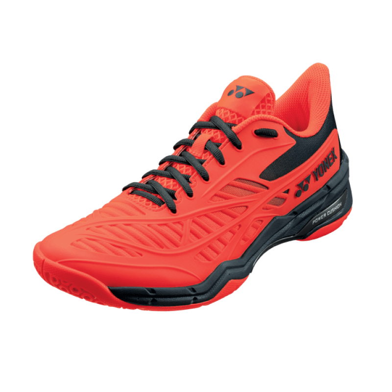 Side View - Yonex Power Cushion Cascade Drive Bright Red Badminton Shoes