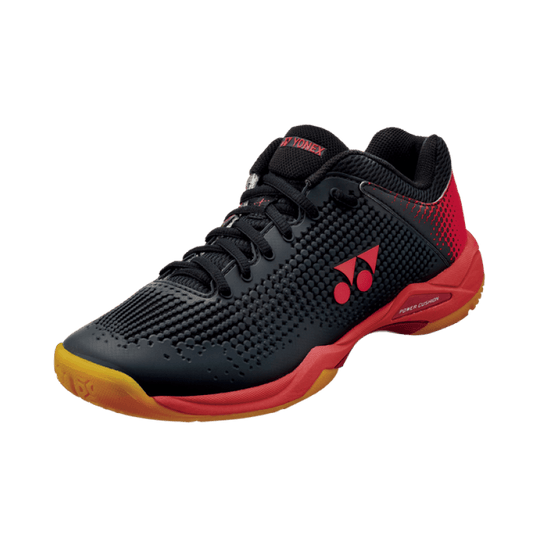 Side View - Yonex Power Cushion Eclipsion X Black/Red Badminton Shoes
