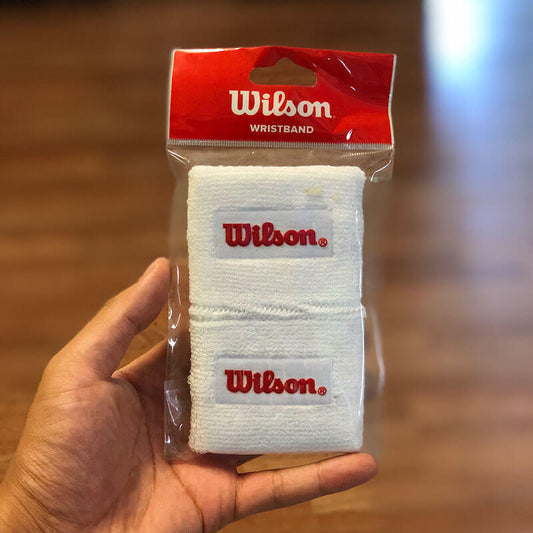 one pair of wilson wristbands
