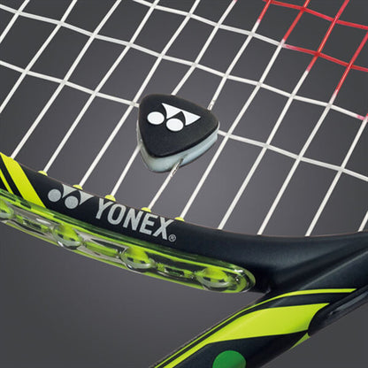 Vibration stopper on a tennis racket